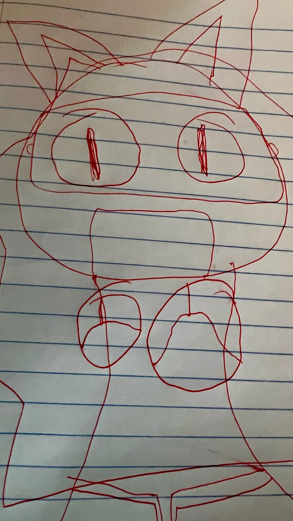 ai character: ￼￼ Gold cat sus background