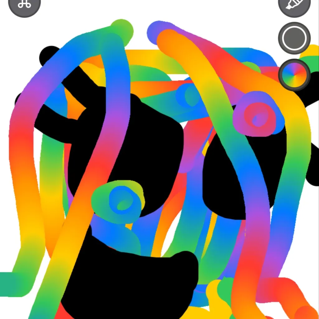 chat with ai character: Rainbow girl ￼