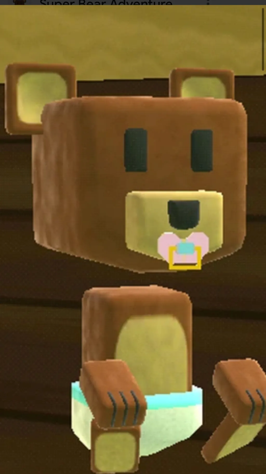 ai character: Beby beararen  background