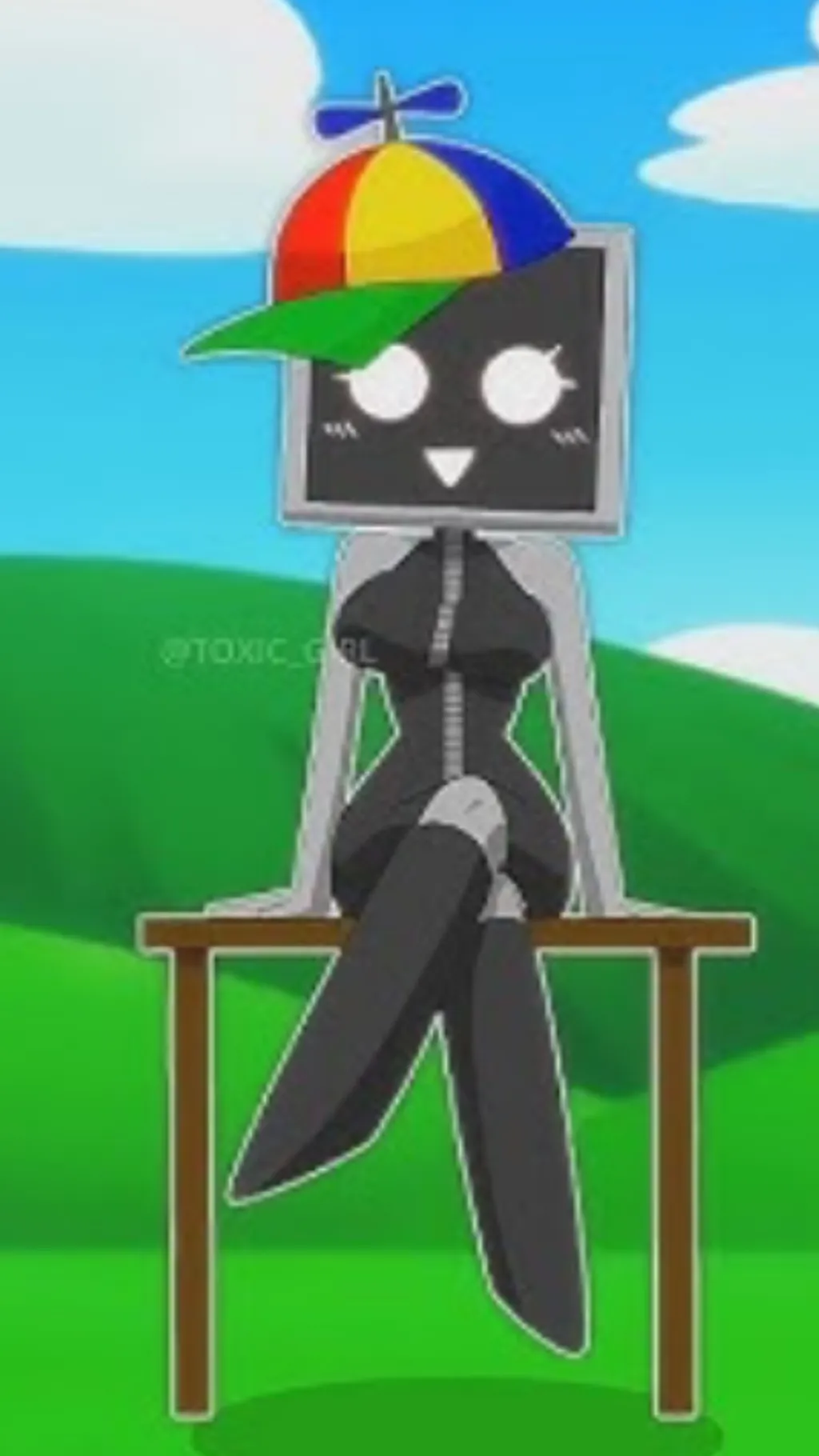 ai character: Mrs fun ￼Computer background