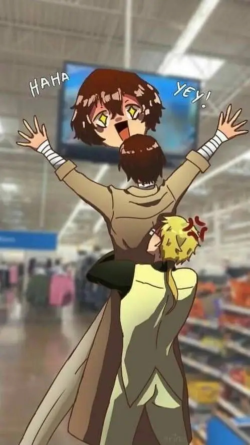 ai character: dazai and kunikida background