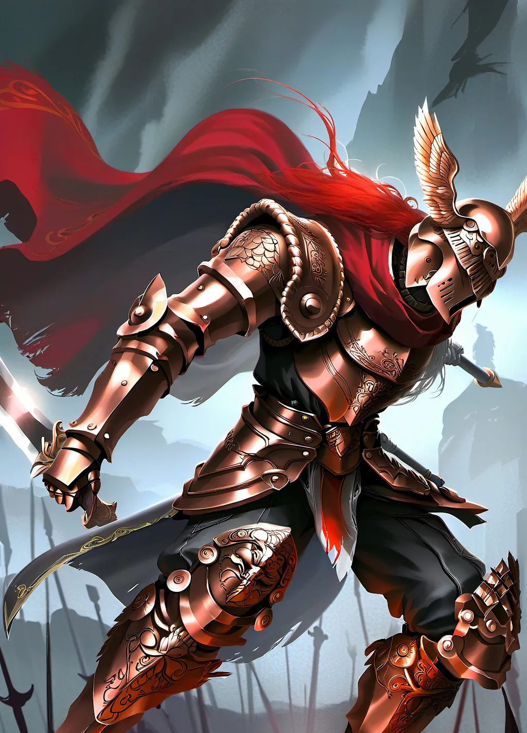 chat with ai character: Igris the Bloodred