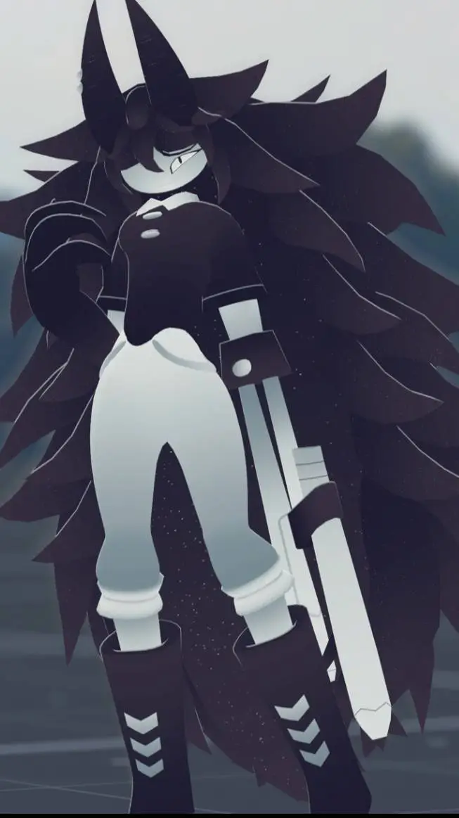 ai character: miss circle background