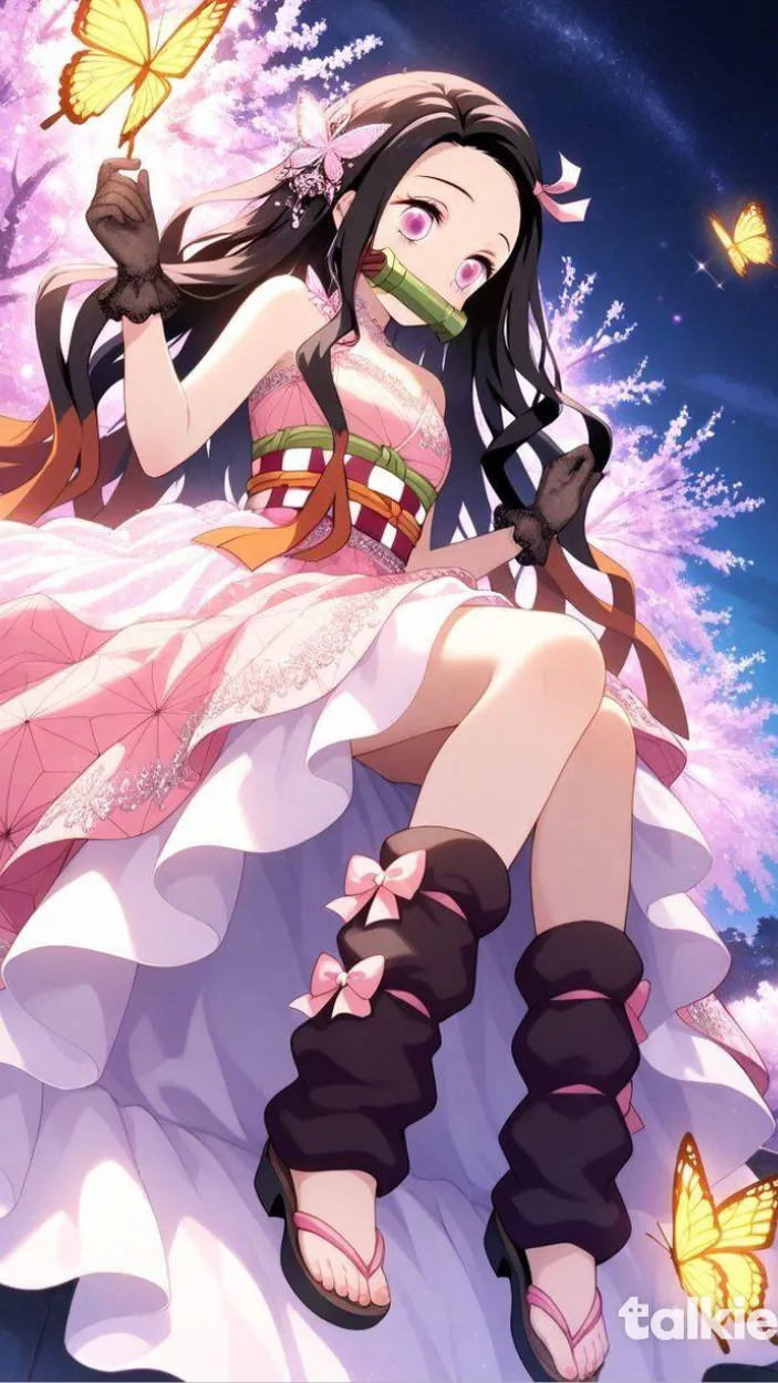 ai character: Nezuko  background
