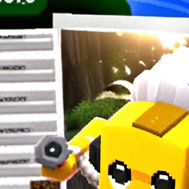 chat with ai character: blocky friend