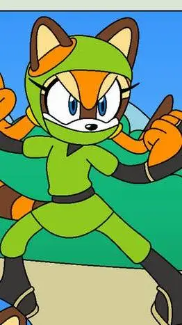 ai character: Ninja Marine background