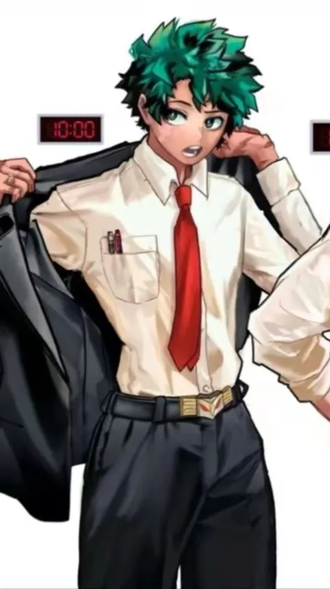 ai character: Teacher izuku background