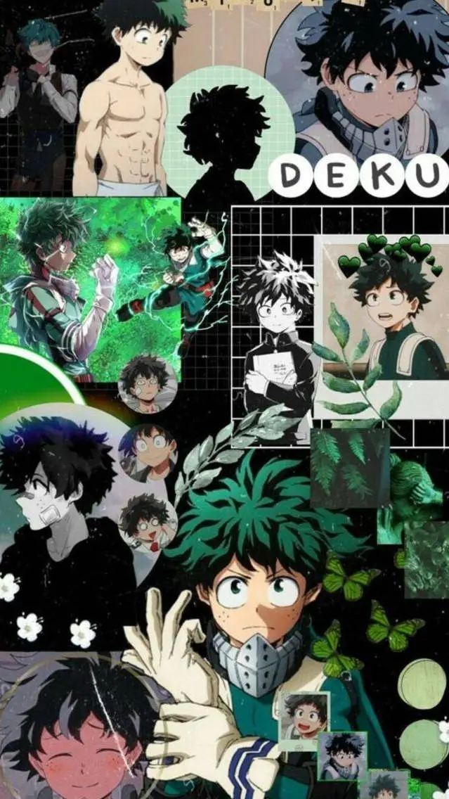 ai character: deku💚 background