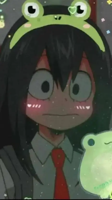 ai character: Tsuyu💚🐸 background