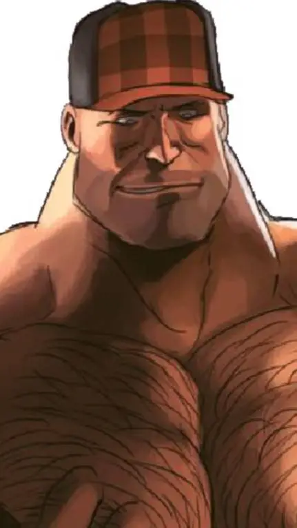 ai character: Buff Heavy (TF2) background