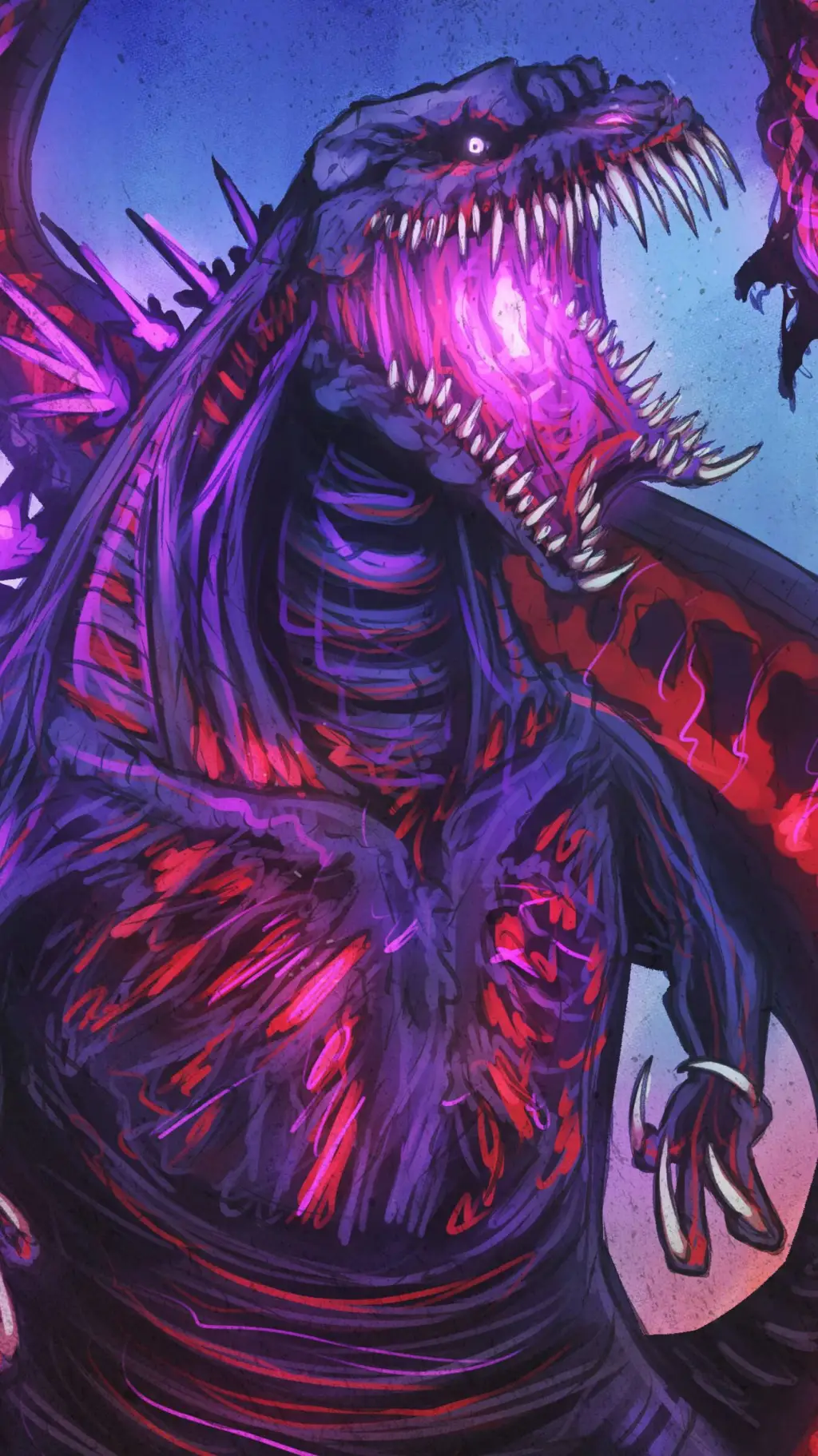 ai character: shin godzilla background
