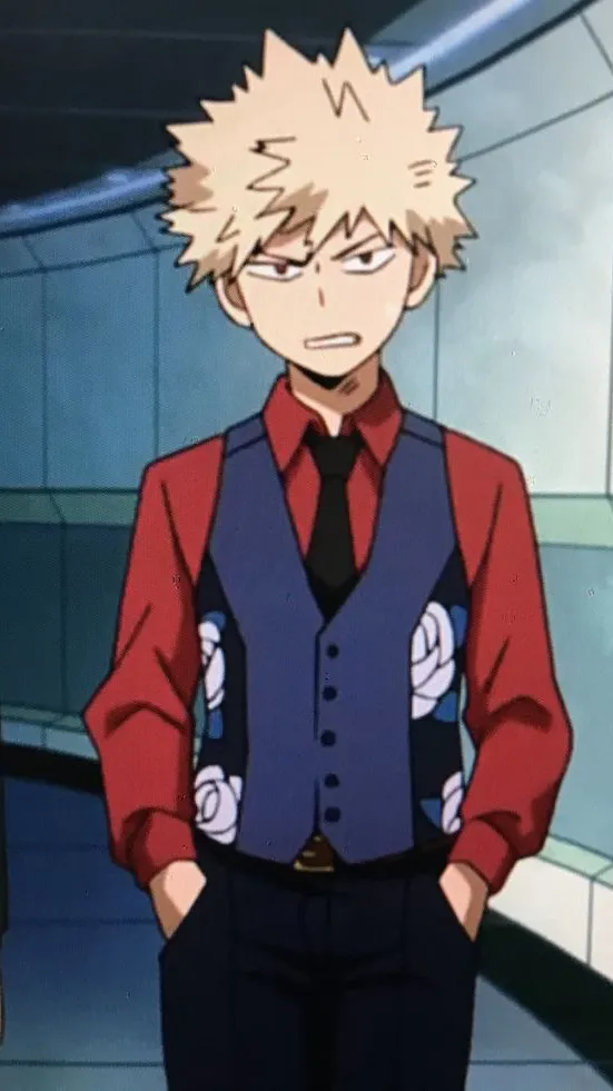 ai character: Katsuki Bakugo background