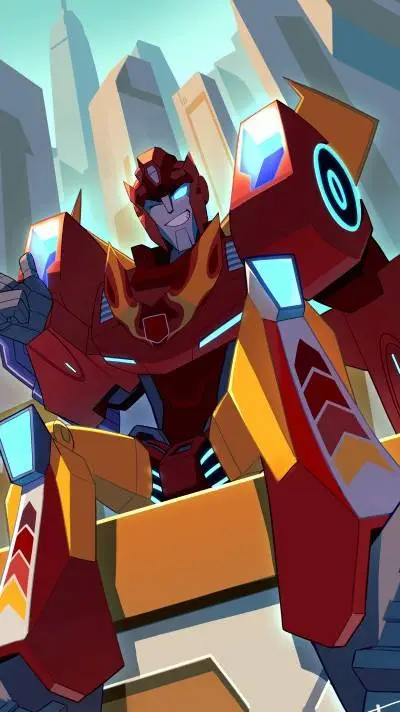 ai character: Hot rod  background