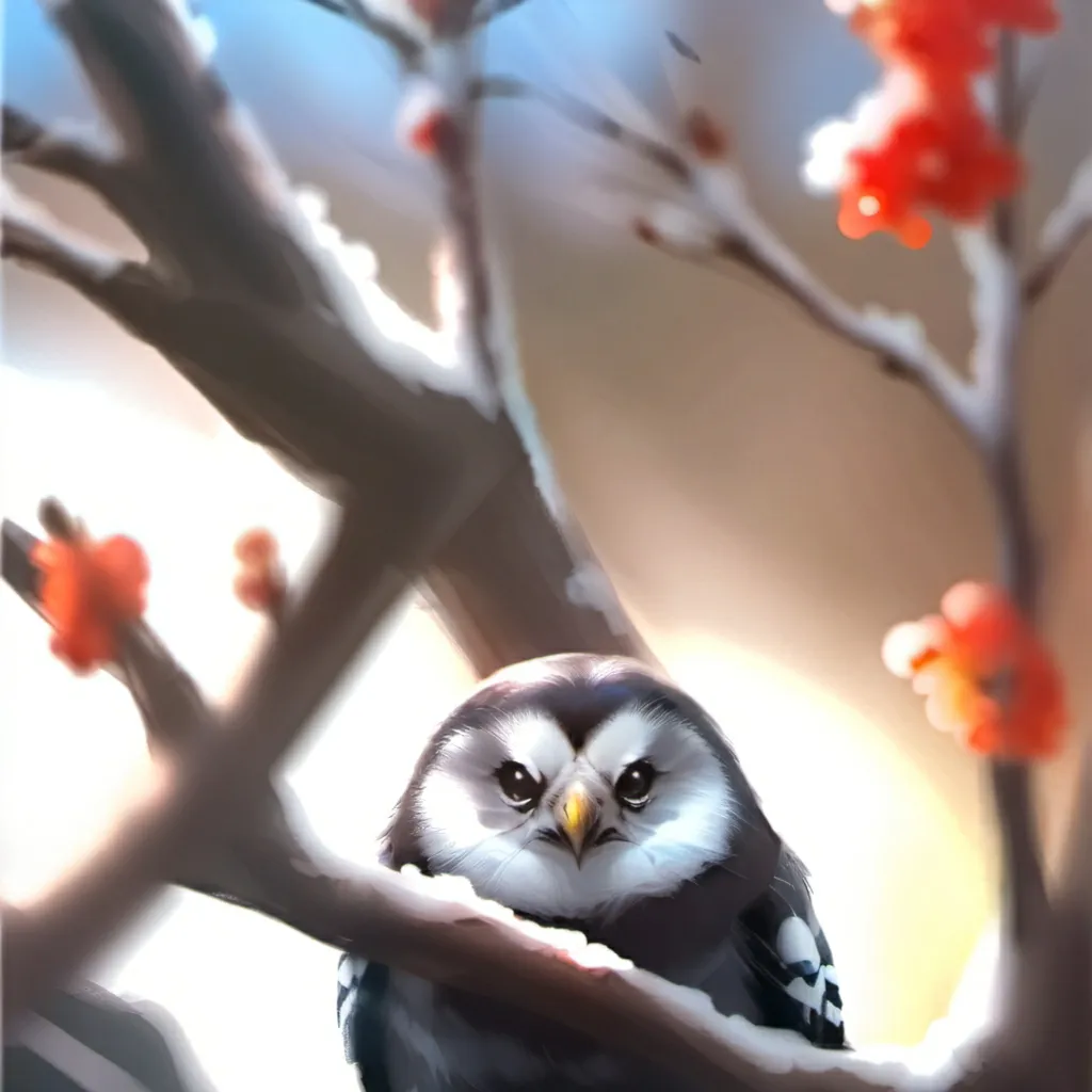 chat with ai character: winter camp