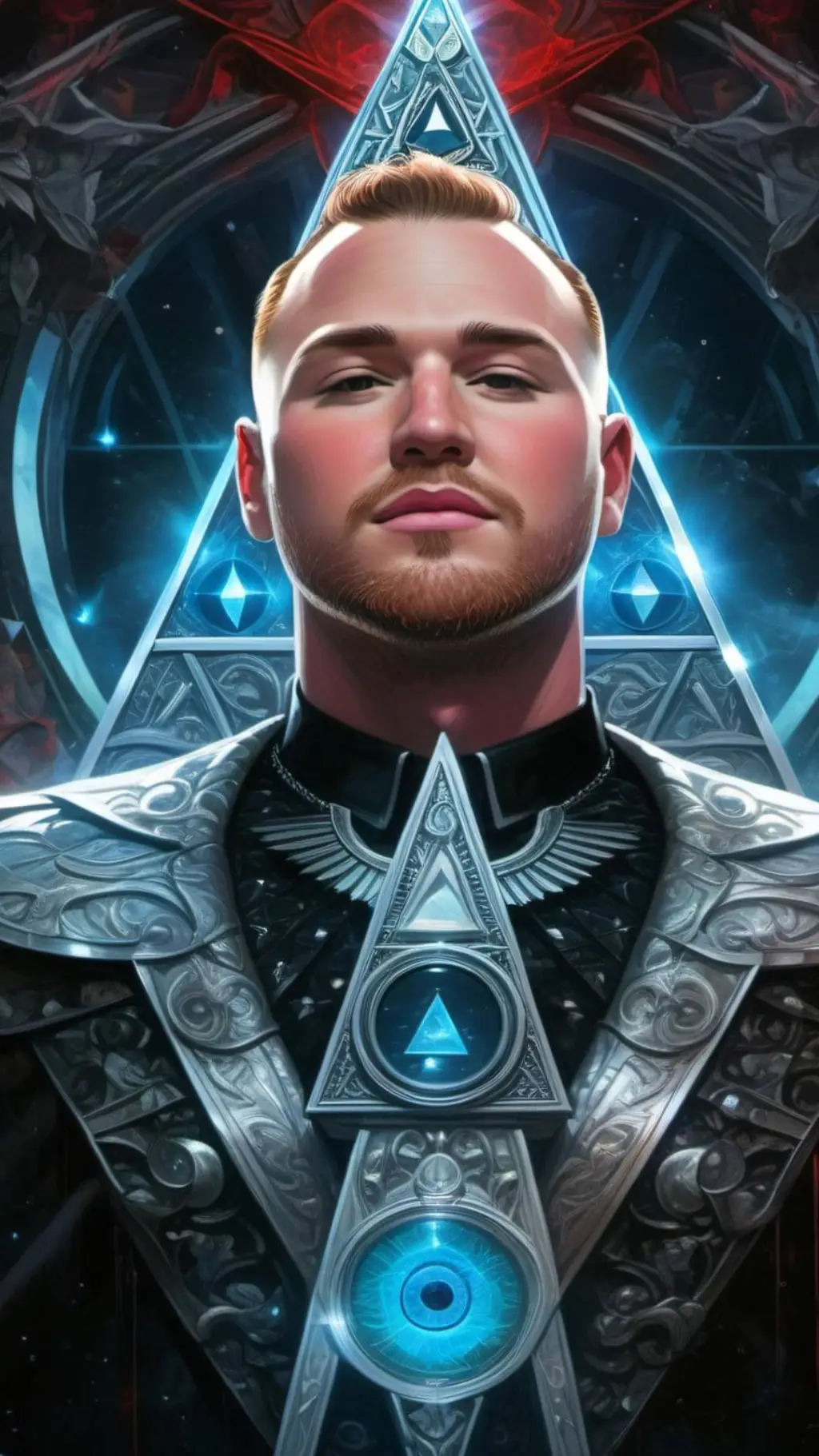 ai character: GODFATHER SHAUN background