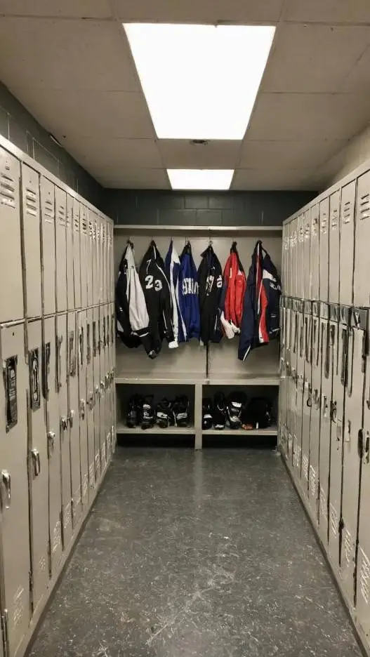 ai character: boys lockeroom  background