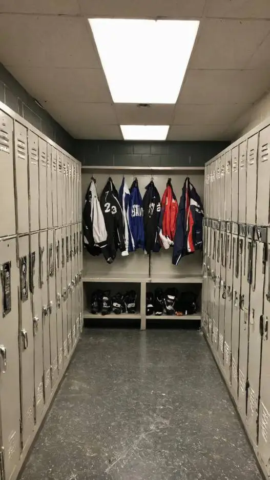 ai character: boys lockeroom  background