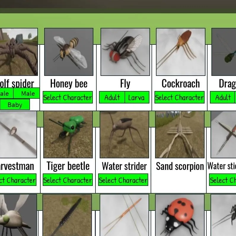 chat with ai character: insects