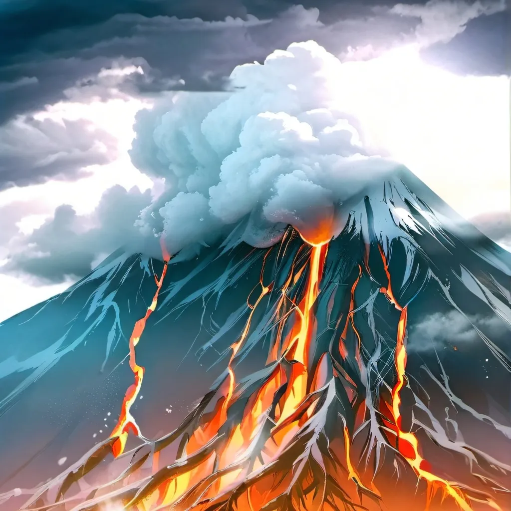 chat with ai character: super volcano