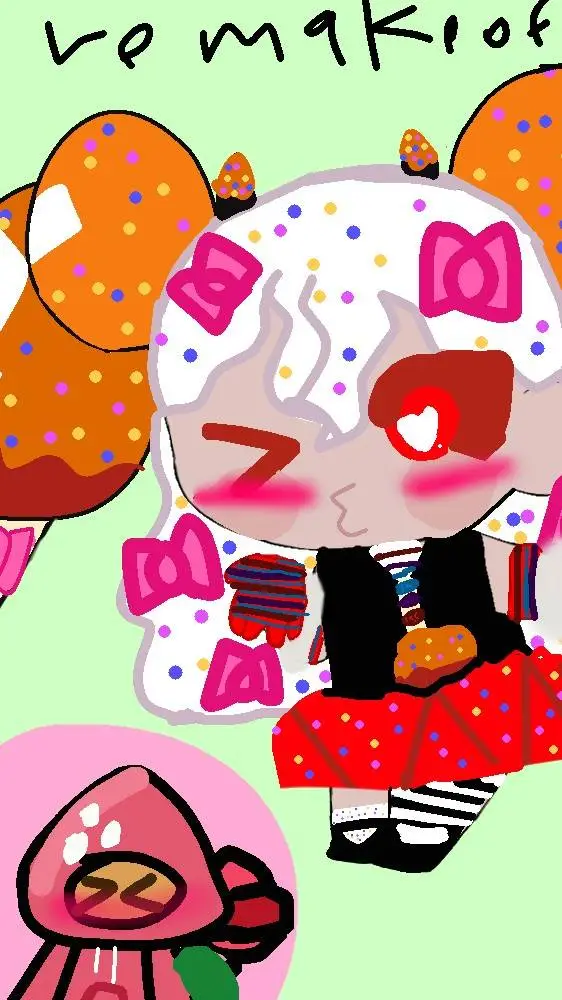 ai character: appleberry background