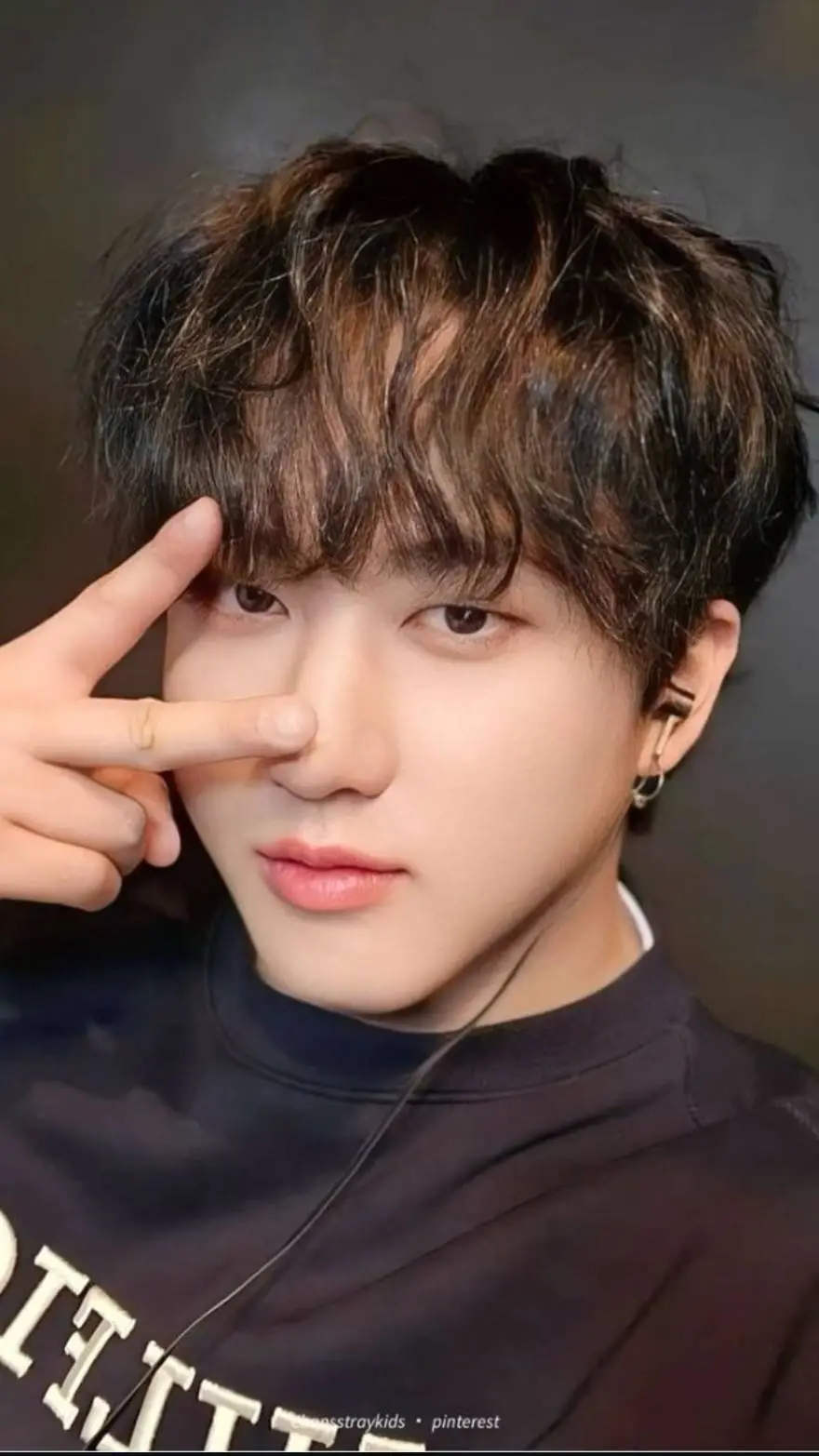 ai character: Changbin papà❤️🐷🐰 background