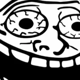 chat with ai character: troll face