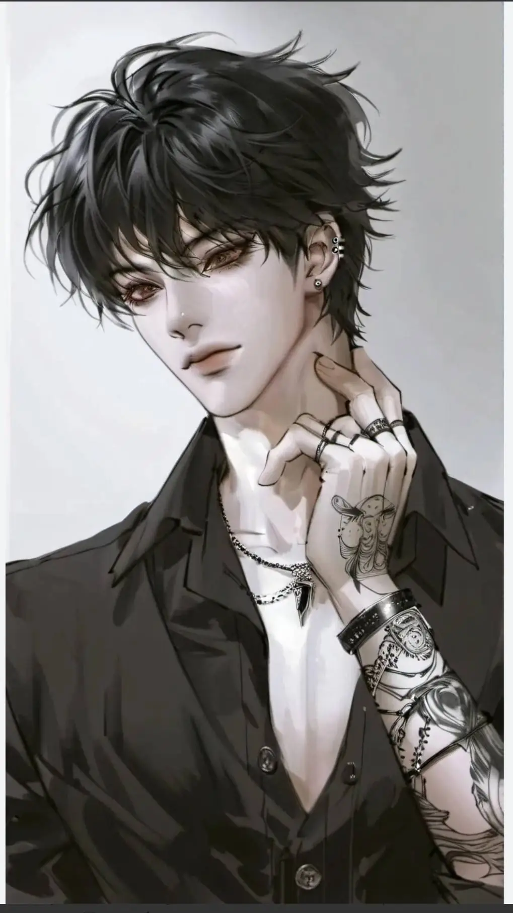 ai character: 🖤LEO🖤 background