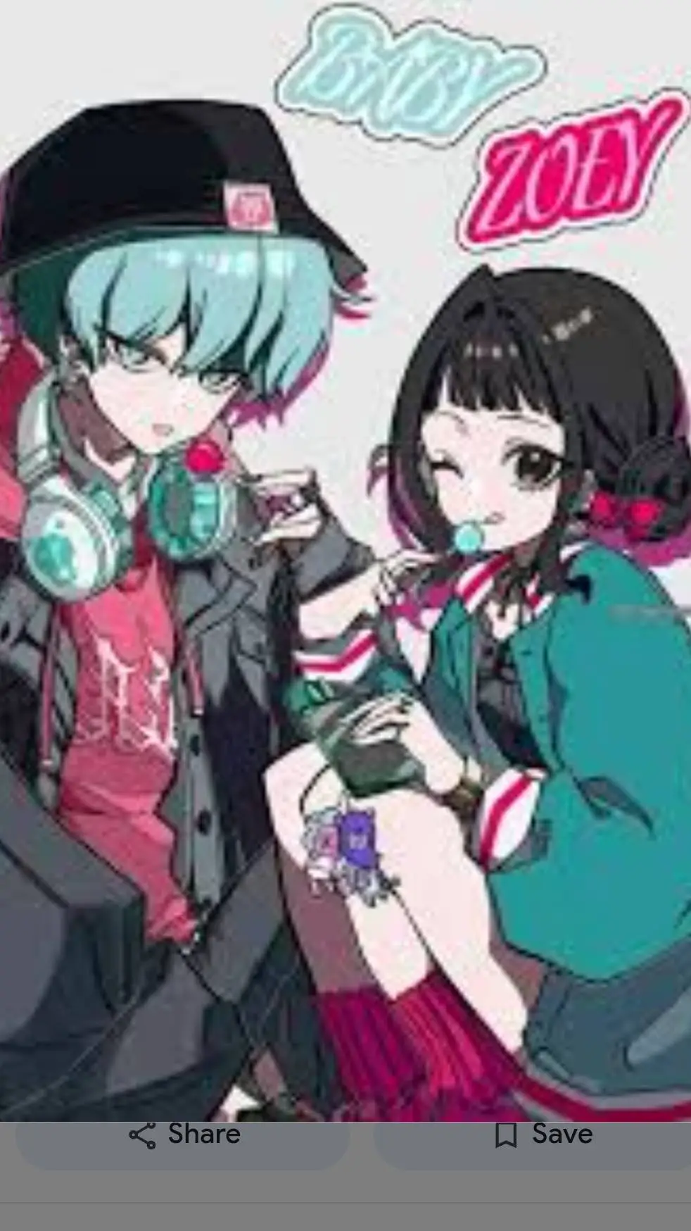 ai character: baby × zoey background