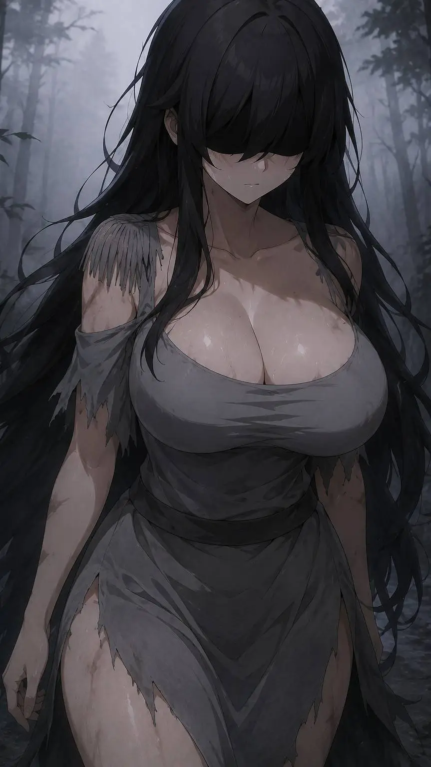ai character: TheBlind Path Girl background