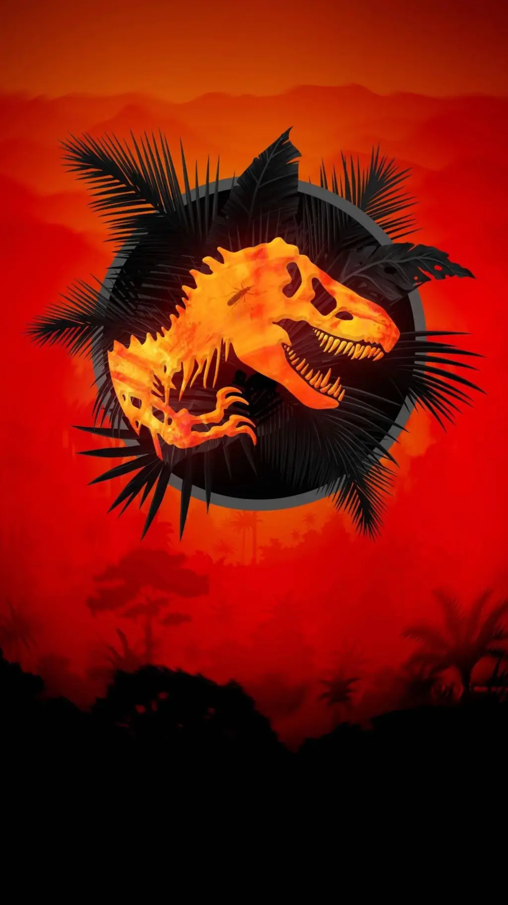 ai character: Jurassic World  background