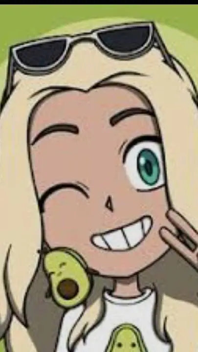 ai character: Polina Avocado background