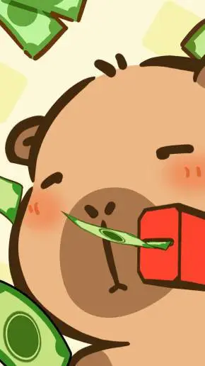 ai character: Rich Capybara background