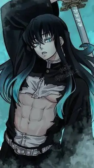 ai character:  muichiro sexy background