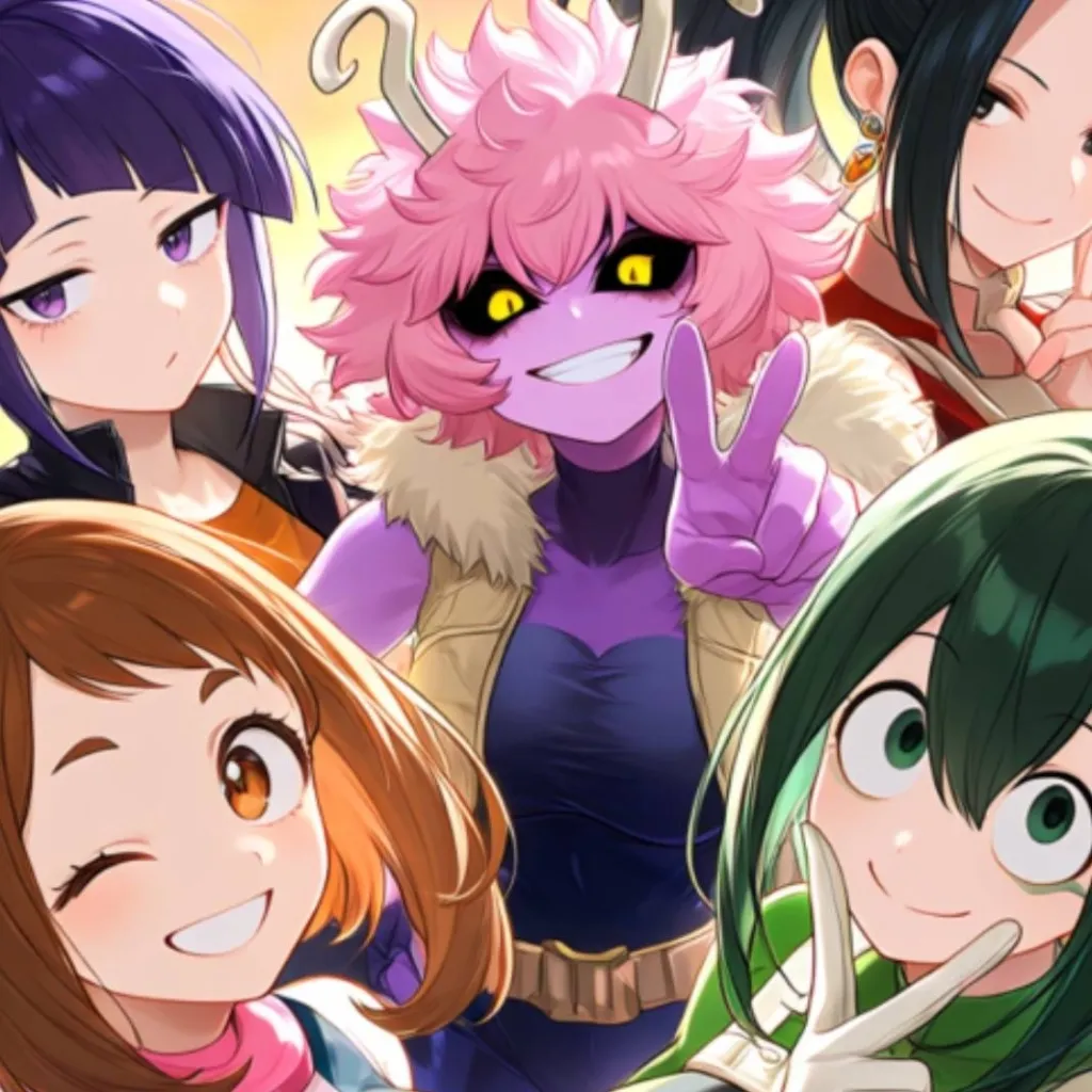 chat with ai character: Ochako, asui, momo