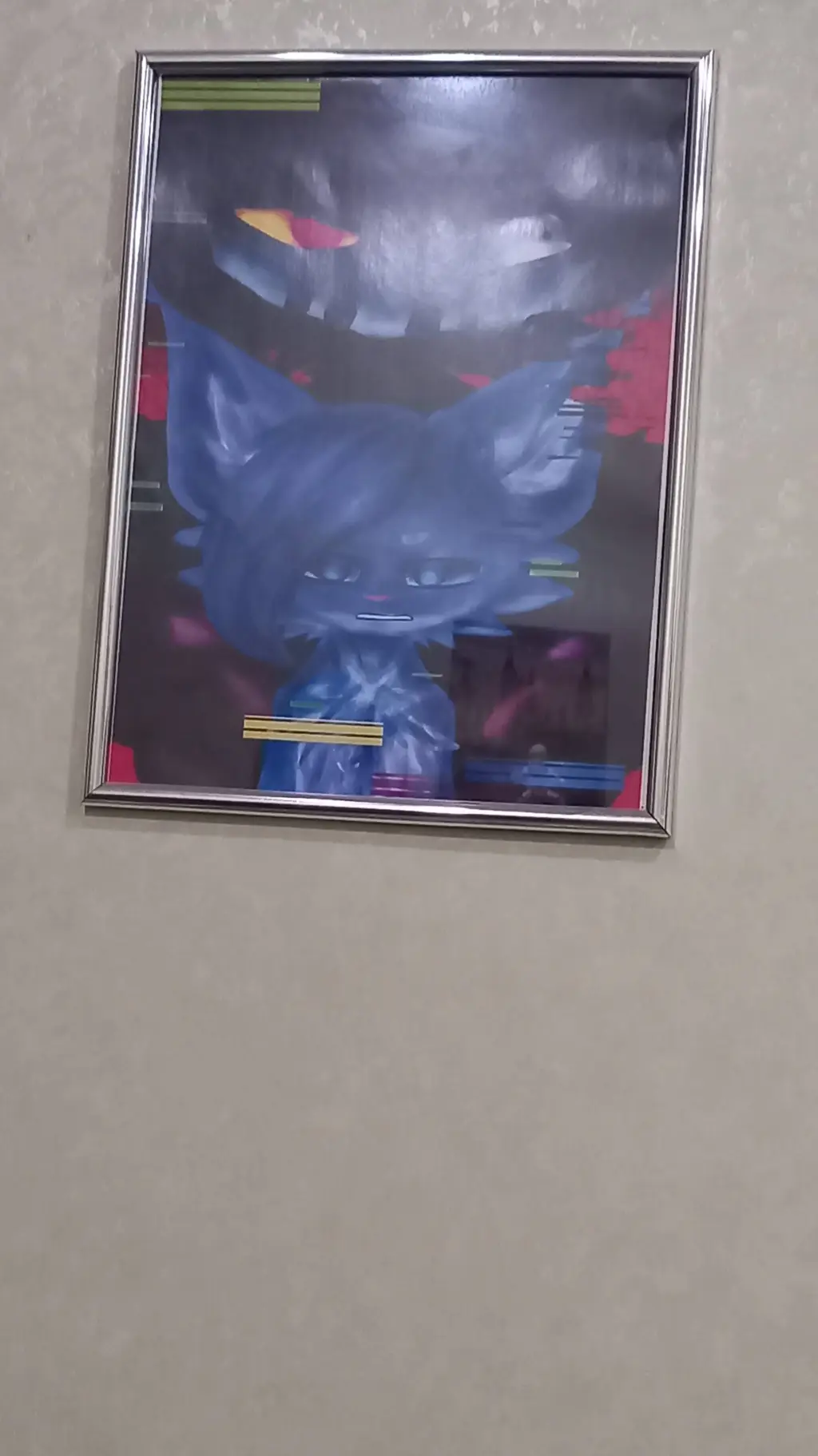 ai character: кот я подс background