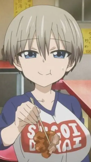ai character: Uzaki chan  background