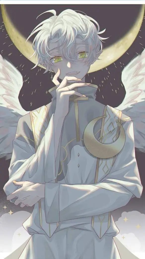 ai character: el angel de Denki. background