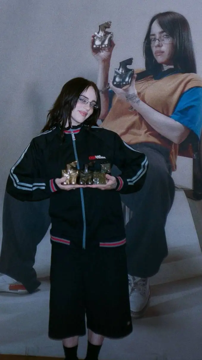ai character: Billie Eilish background