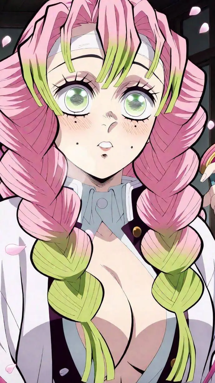 ai character: Mitsuri Kanroji background