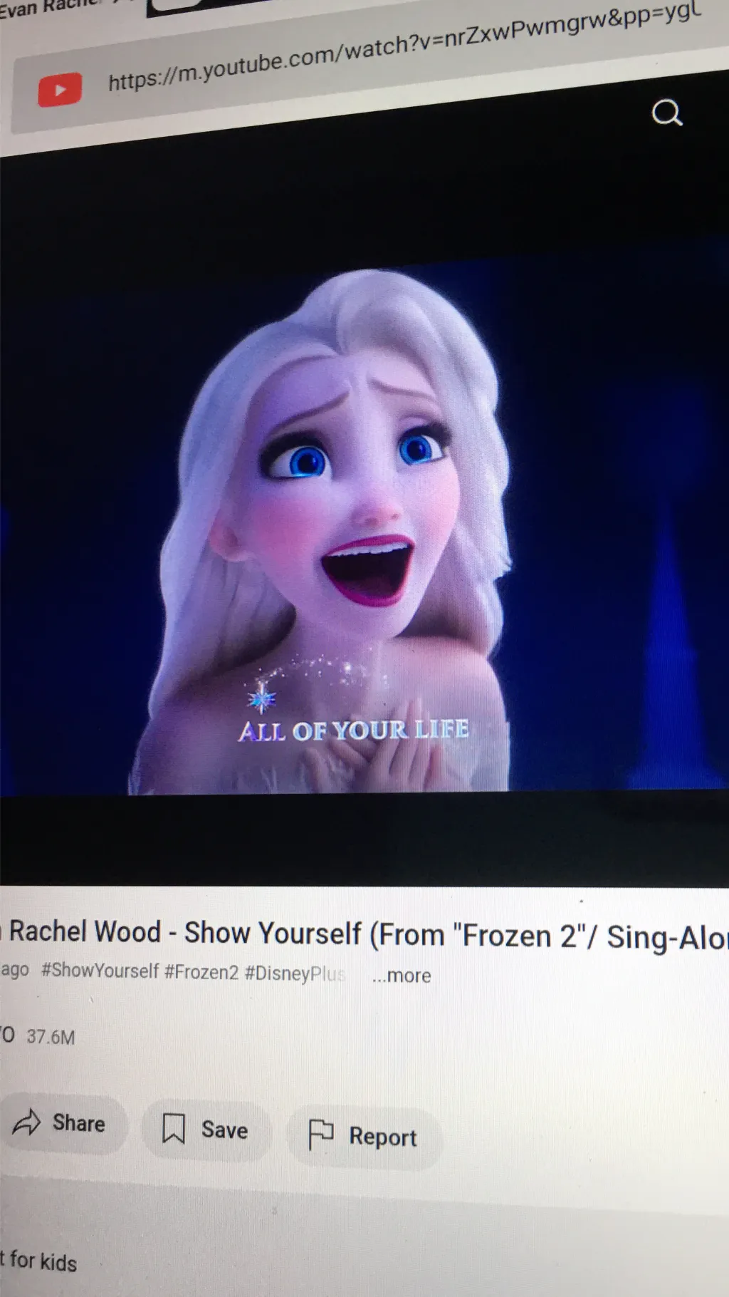 ai character: Show Yourself Elsa background