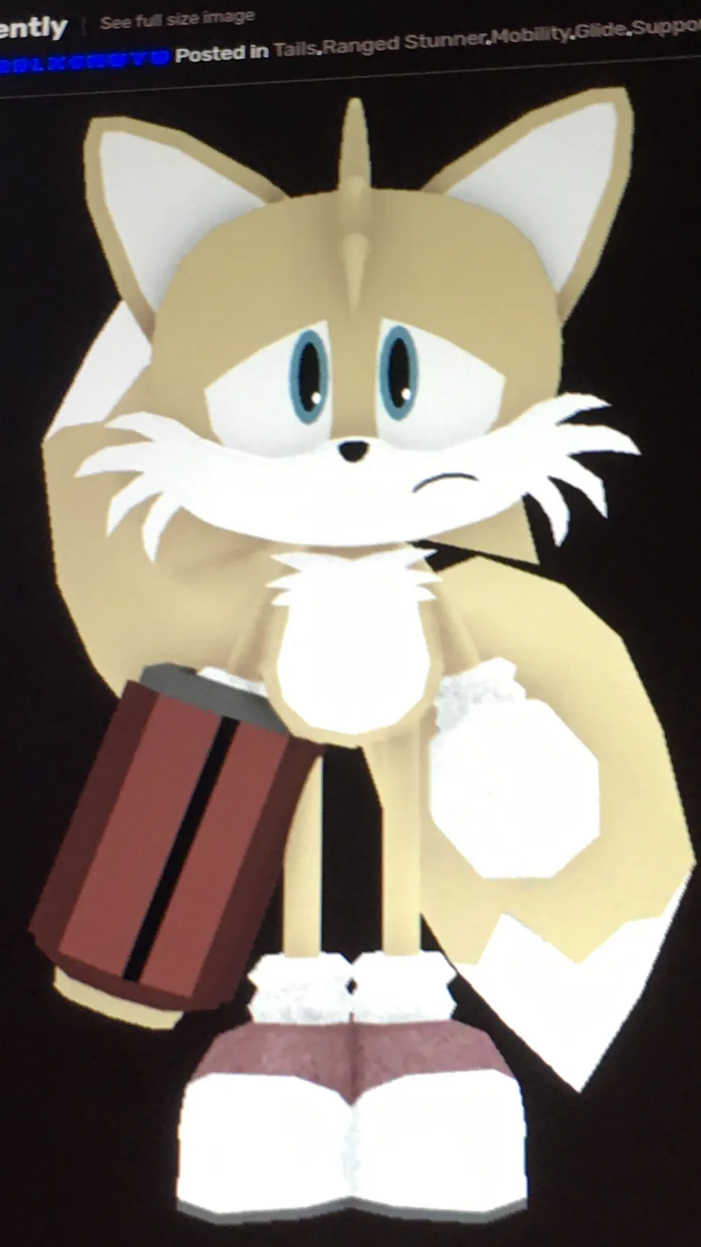 ai character: Tails background