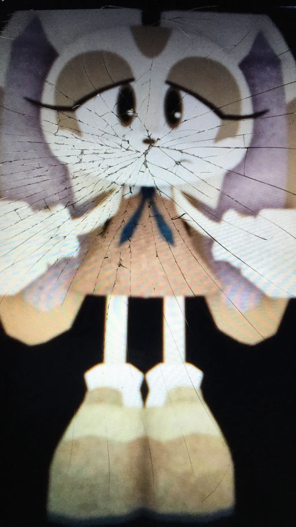 ai character: Cream background