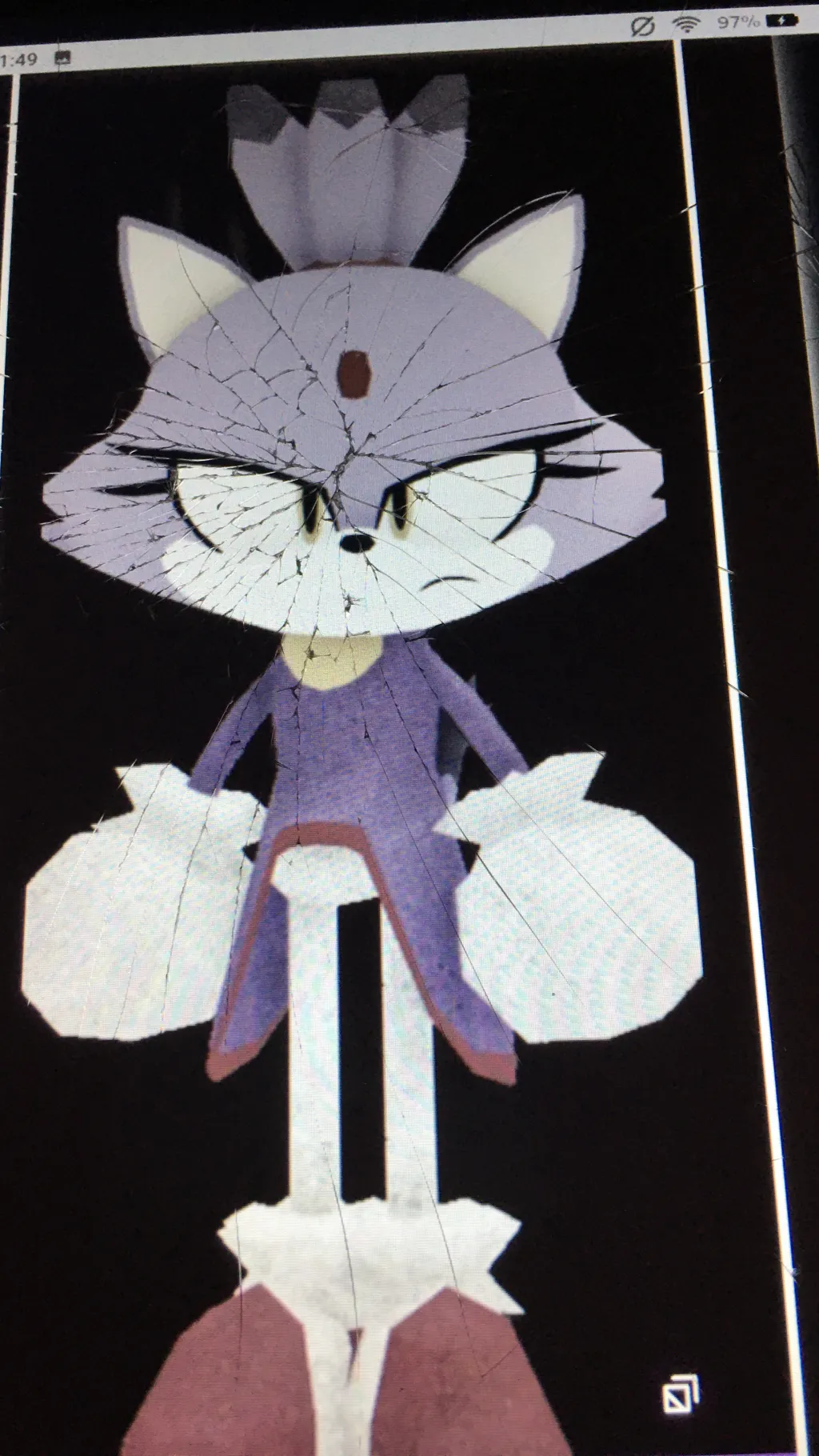 ai character: Blaze background