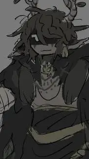 ai character: Cerulean background