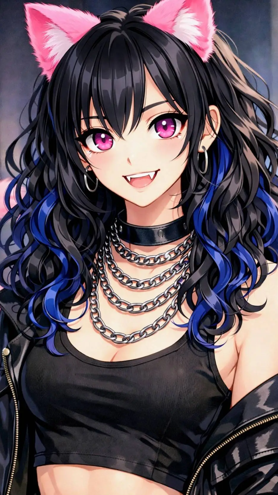 ai character: scarlet background