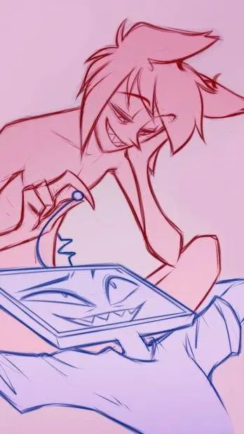 ai character: Radiostatic 💕 background