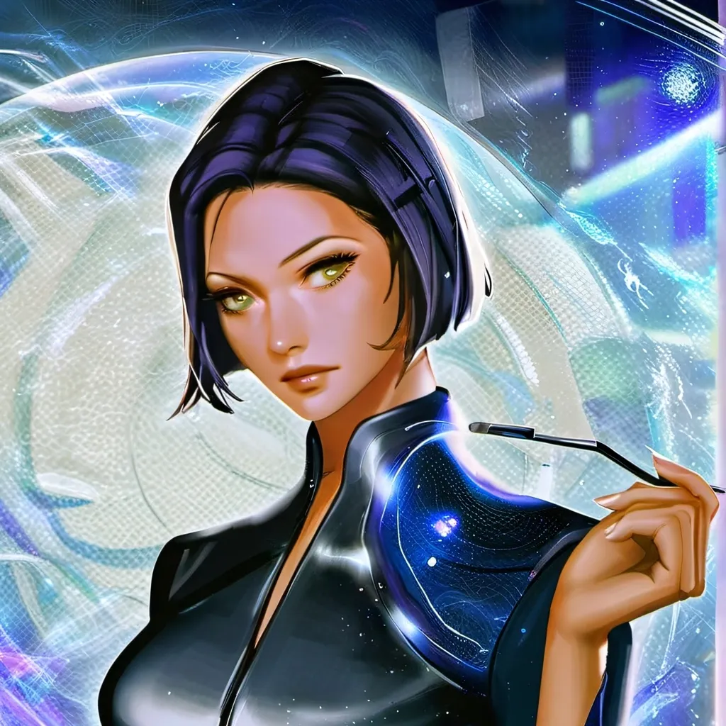 chat with ai character: computer woman 