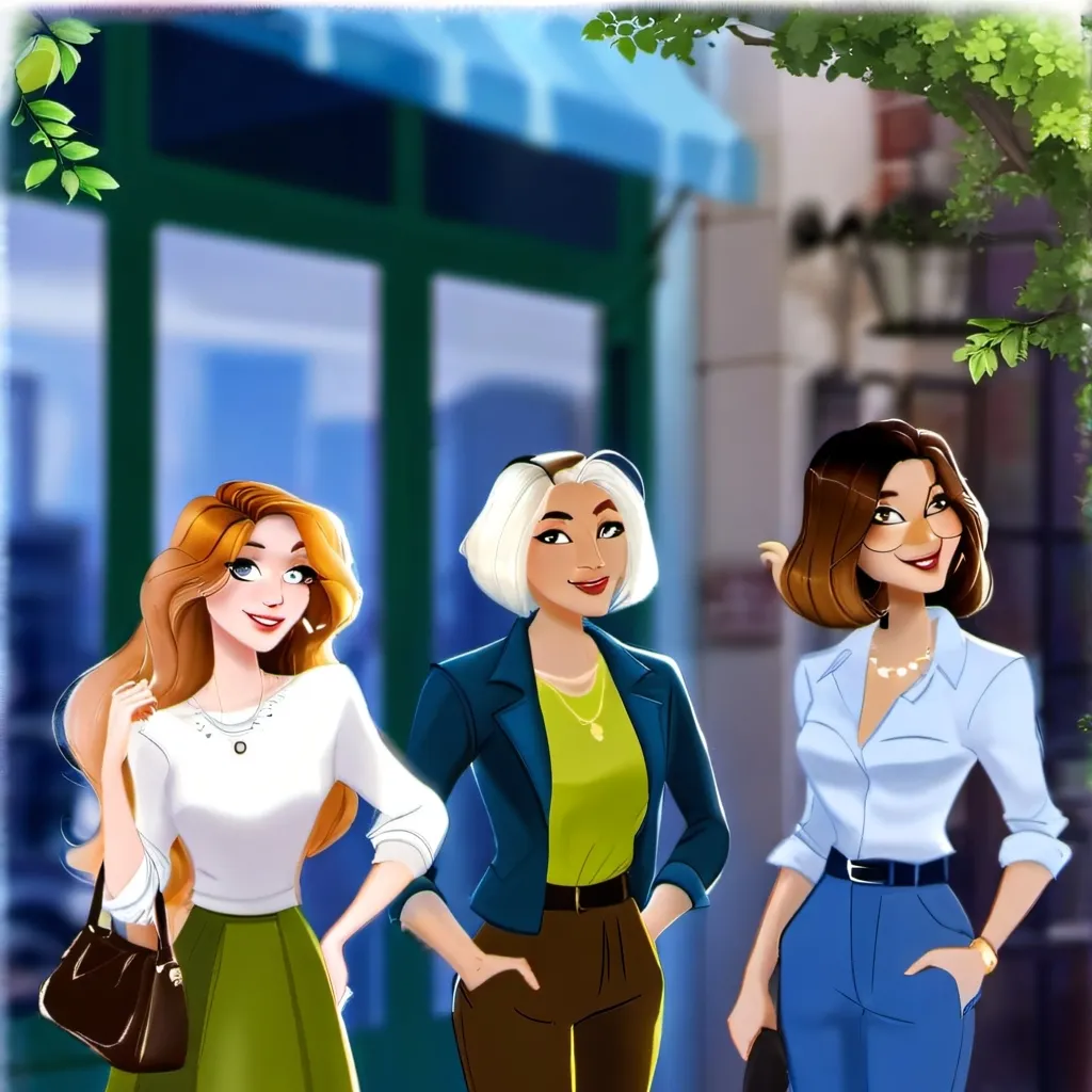 chat with ai character: trio lesbiana 