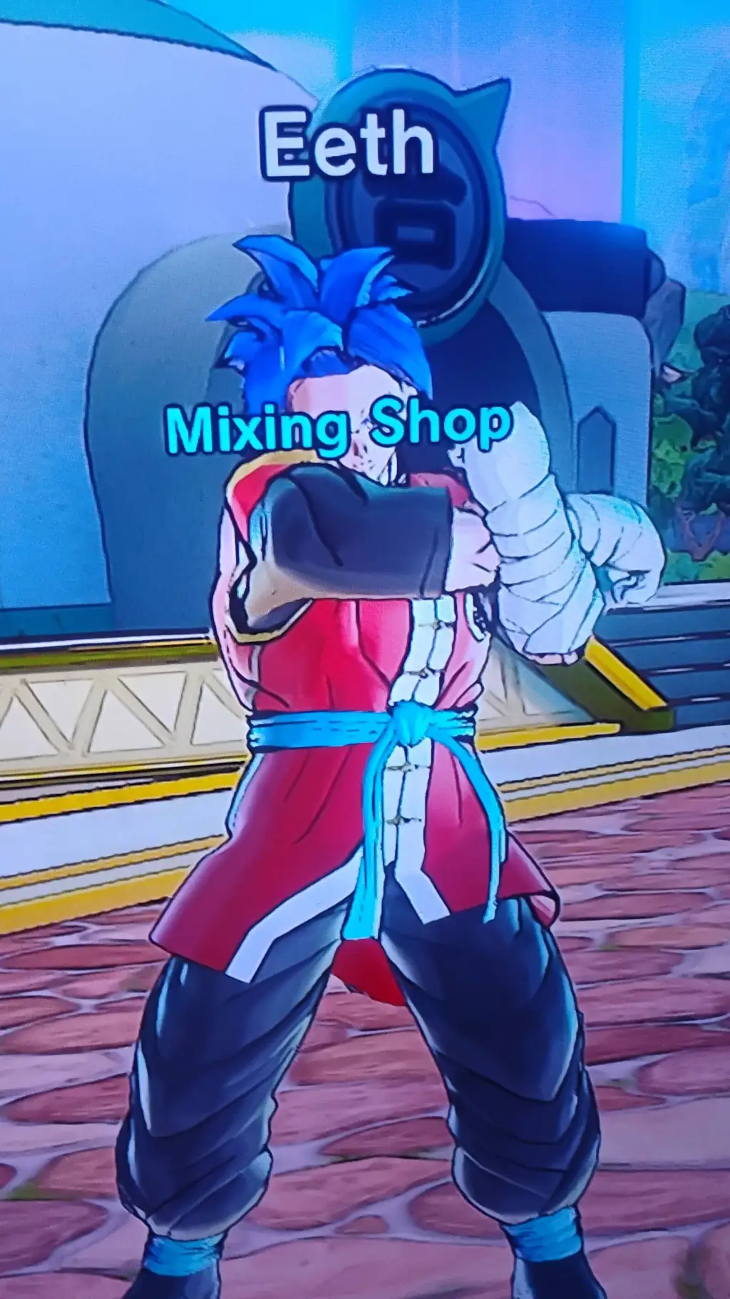 ai character: Ku (saiyan kai) background