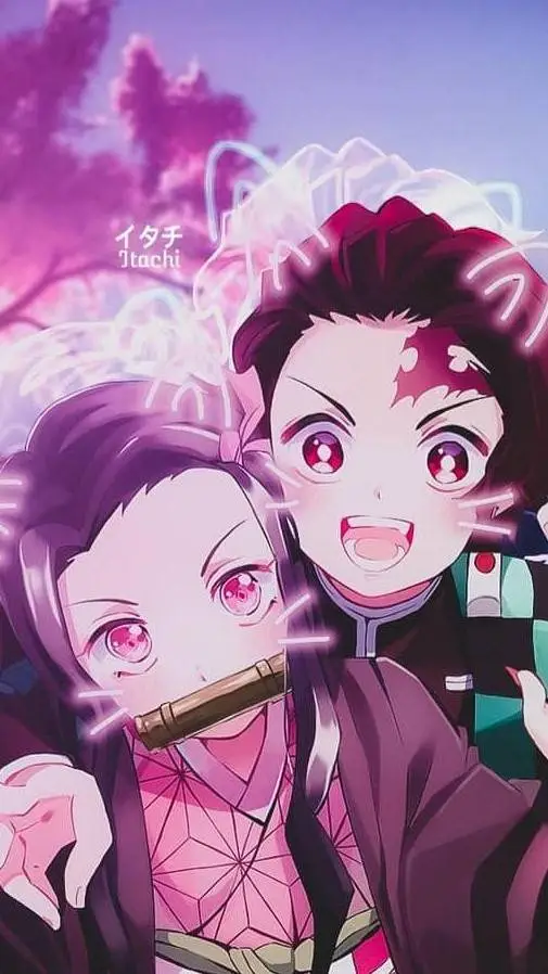 ai character: nezuko Kamado background